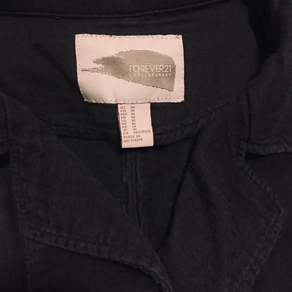 2/$18💜Long Line Jacket - Picture 3 of 5